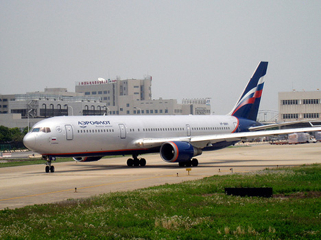 Aeroflot 767 i Shanghai